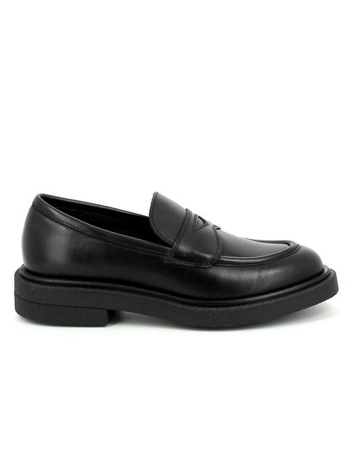 Brook Clam mocassino da donna in pelle nera CARMENS PADOVA | A52124X